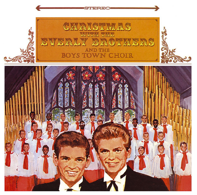 Christmas with The Everly Brothers and the Boys Town Choir album cover
