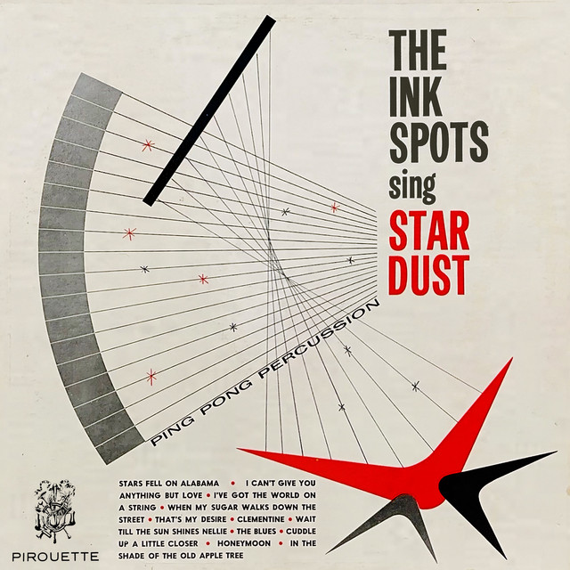 Ping Pong Percussion, The Ink Spots Sing Star Dust album cover