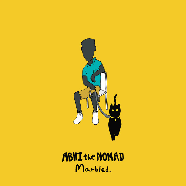 Marbled album cover