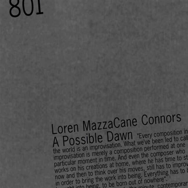 A Possible Dawn album cover