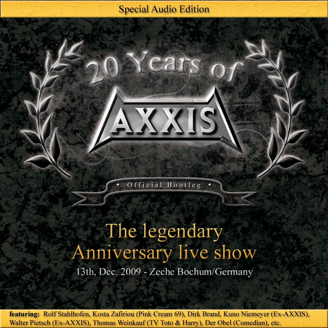 20 Years of Axxis album cover