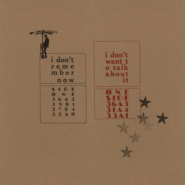 I Don't Remember Now / I Don't Want to Talk About It album cover