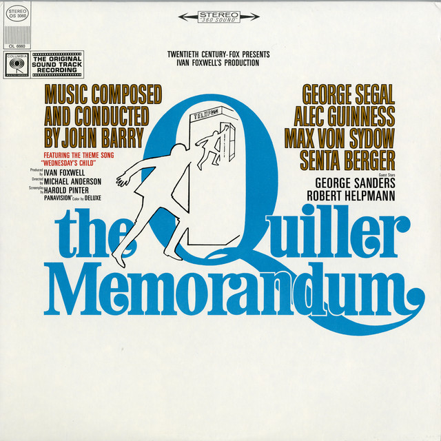The Quiller Memorandum (Original Sound Track Recording) album cover