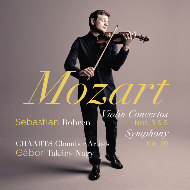 Mozart: Violin Concertos Nos. 3 & 5, Symphony No. 29 album cover