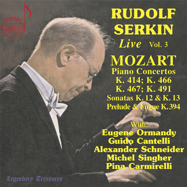 Rudolf Serkin Live, Vol. 3 album cover
