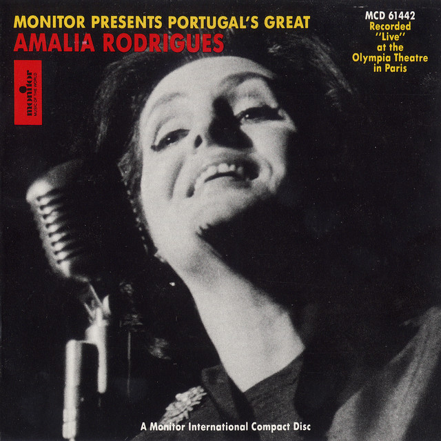 Portugal's Great Amália Rodrigues: Live at the Olympia Theatre in Paris album cover