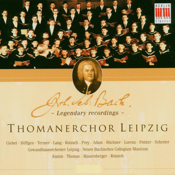 Bach: Thomanerchor Leipzig (Legendary recordings) album cover