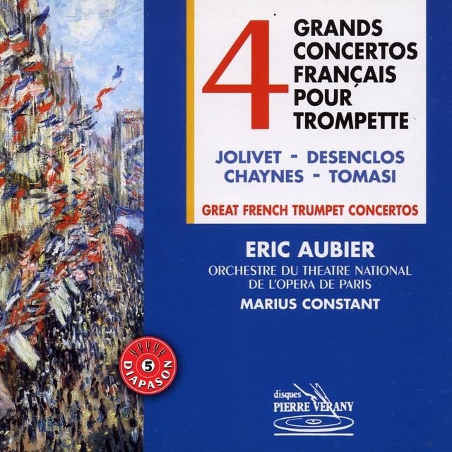 Quatre grands concertos francais pour trompette album cover