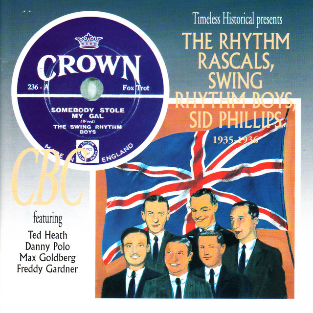The Rhythm Rascals, Swing Rhythm Boys, Sid Phillips 1935-1936 album cover