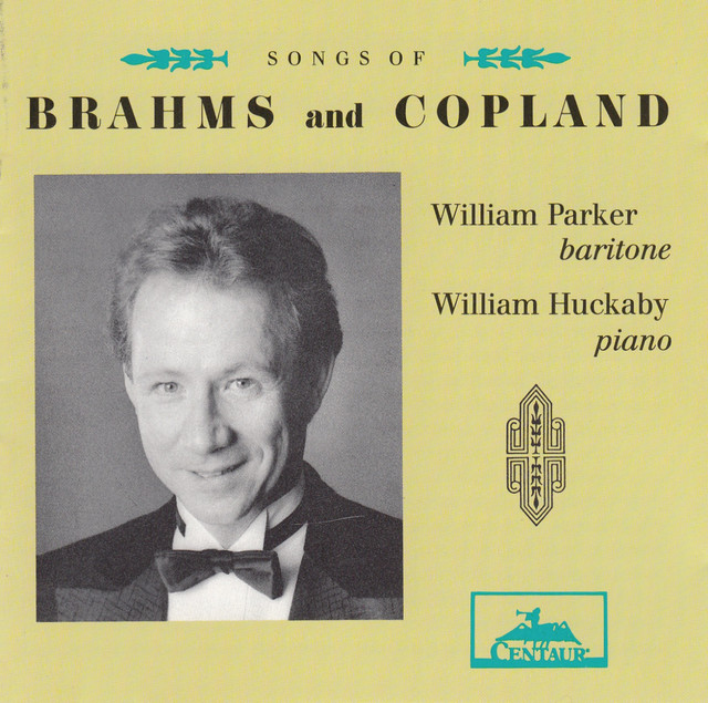 Songs of Brahms and Copland album cover
