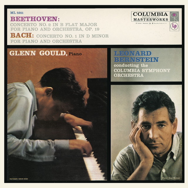 Beethoven: Piano Concerto No. 2 in B-Flat Major, Op. 19 - Bach: Keyboard Concerto No. 1 in D Minor, BWV 1052 (Gould Remastered) album cover