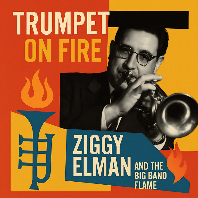Trumpet on Fire - Ziggy Elman and The Big Band Flame album cover