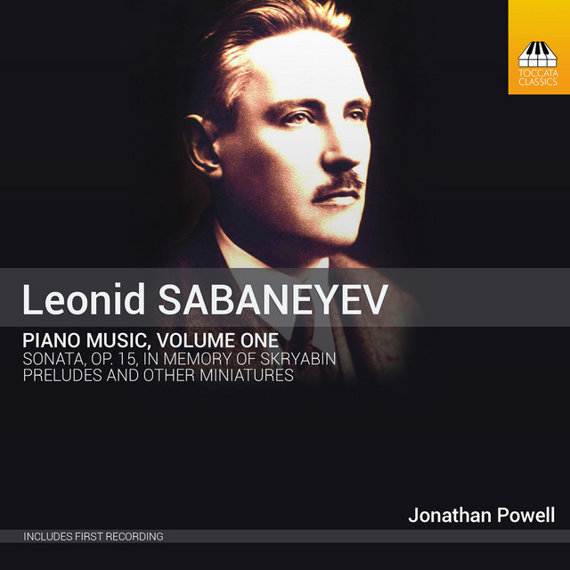 Sabaneyev: Piano Music, Vol. 1 album cover