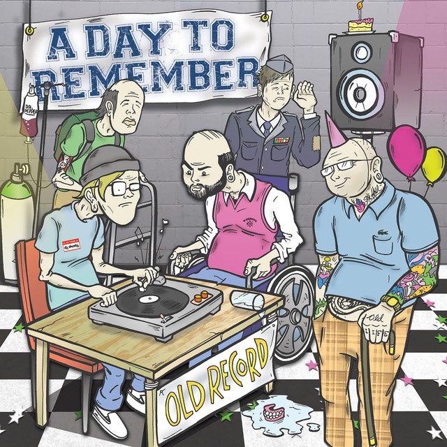 Old Record album cover