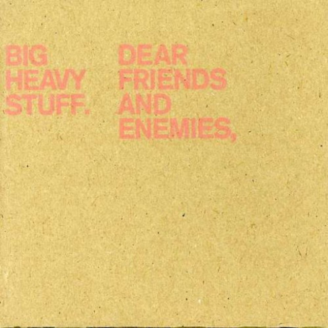 Dear Friends and Enemies album cover