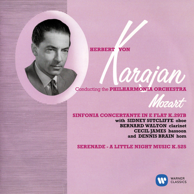 Mozart: Sinfonia concertante & Serenade "A Little Night Music" album cover