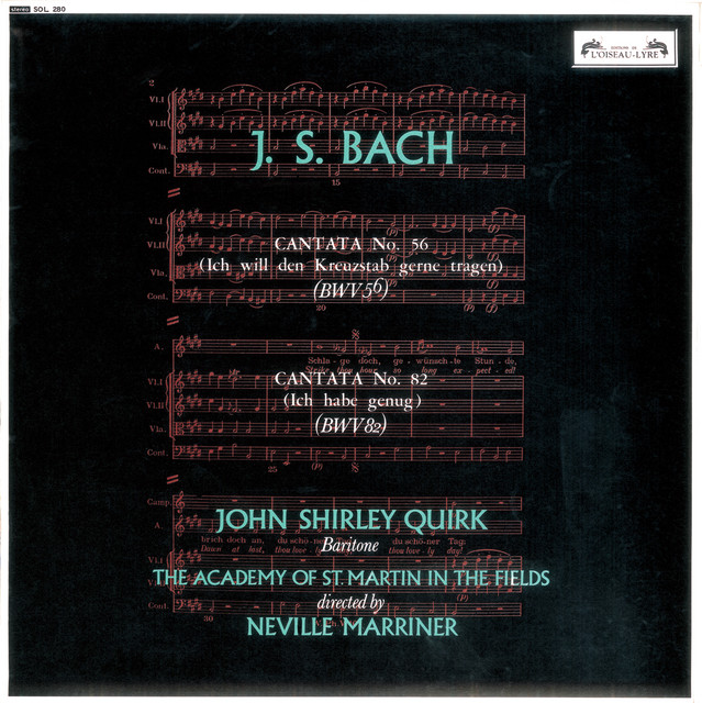 Bach, J.S.: Cantatas Nos. 56 & 82 album cover