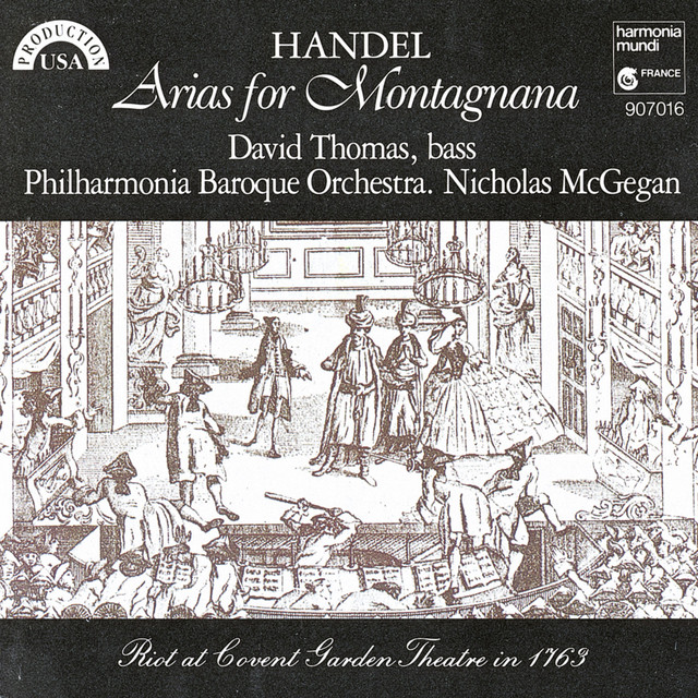Handel: Arias for Montagnana album cover