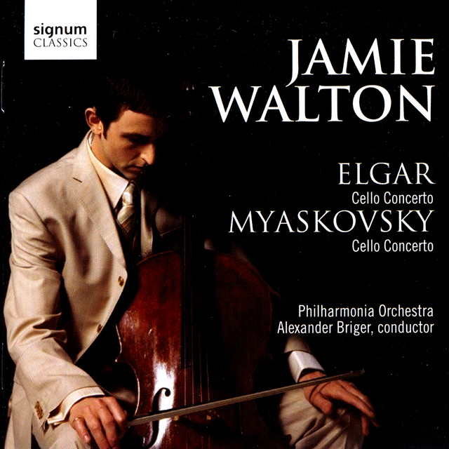 Elgar & Myaskovsky Cello Concertos album cover