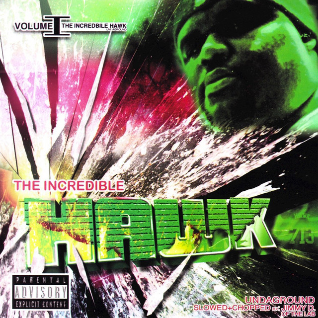 The Incredible Hawk, Vol. 1 - Undaground (Slowed & Chopped) album cover
