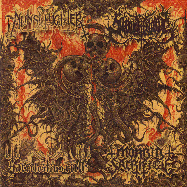 Split with ​Slaughtbbath​ / ​Sacrilegious Rite​ / ​Morbid Sacrifice album cover