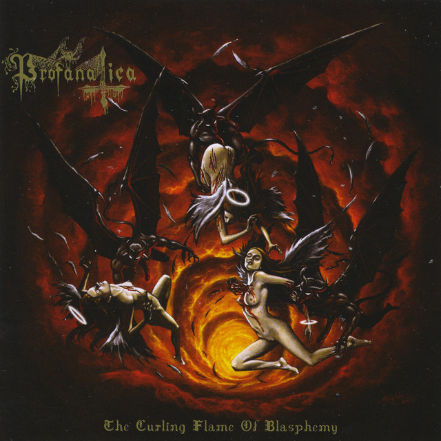 The Curling Flame of Blasphemy album cover