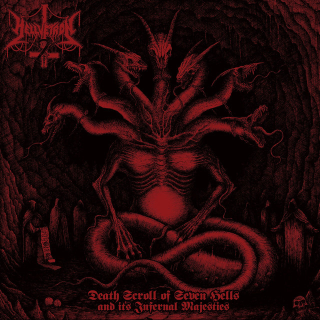 Death Scrolls of Seven Hells and It's Infernal Majesties album cover