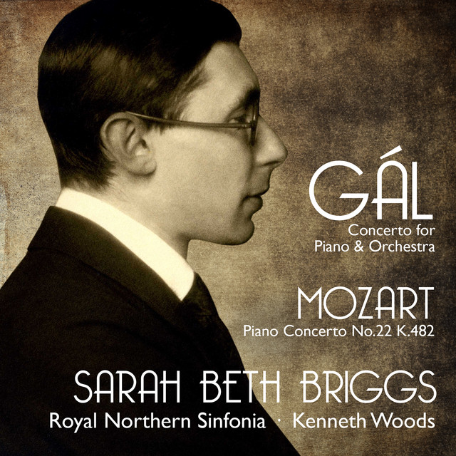 Hans Gál Concerto for Piano and Orchestra, Mozart Piano Concerto No. 22, K. 482 album cover