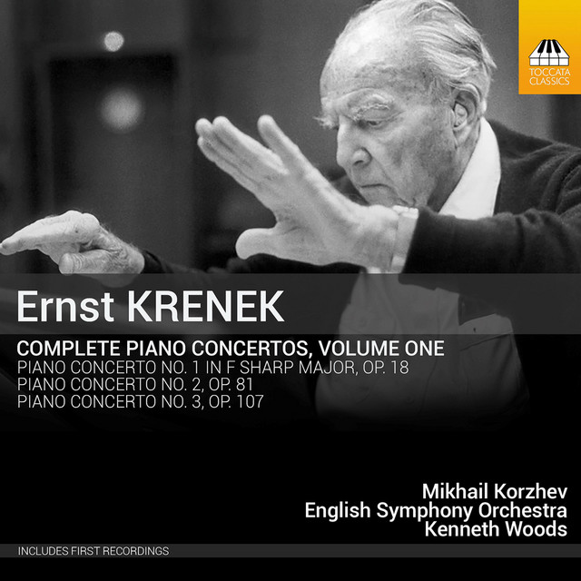 Krenek: Complete Piano Concertos, Vol. 1 album cover