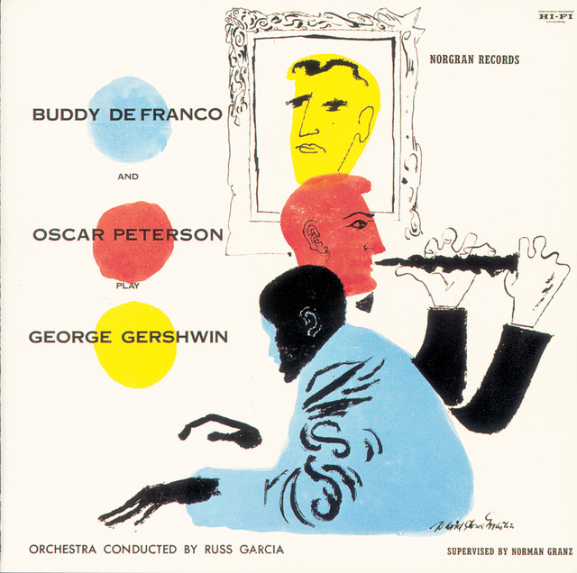 Buddy Defranco And Oscar Peterson Play George Gershwin album cover