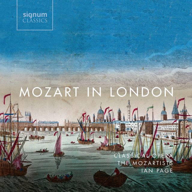 Mozart in London album cover