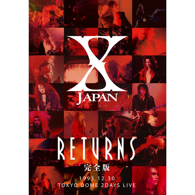 X JAPAN RETURNS 完全版 1993.12.30 album cover