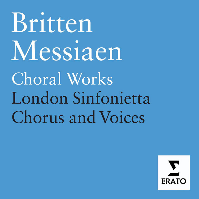Britten & Messiaen - Choral Works album cover