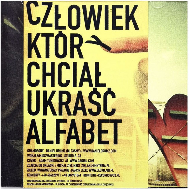 Człowiek, który chciał ukraść alfabet album cover