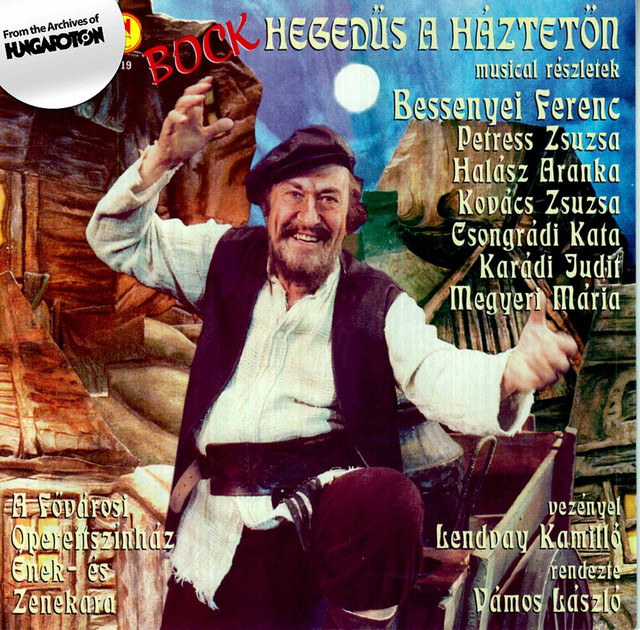 Hegedus a hazteton (Fiddler on the Roof) album cover