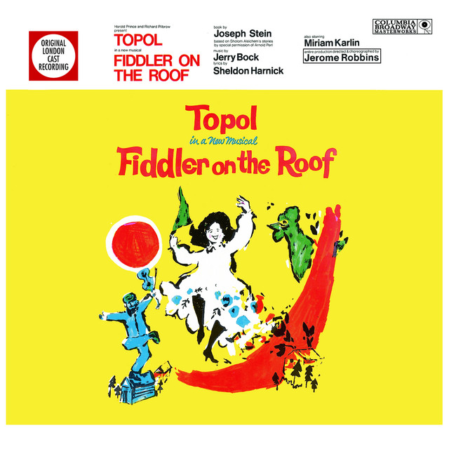 Fiddler on the Roof (The Original London Cast Recording) album cover