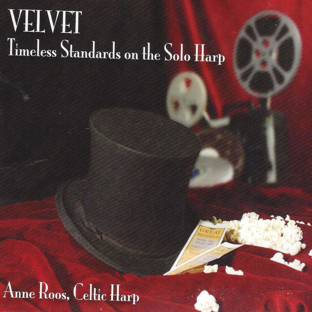 Velvet: Timeless Standards on the Solo Harp album cover