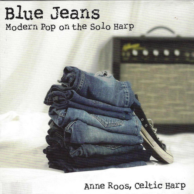 Blue Jeans: Modern Pop on the Solo Harp album cover