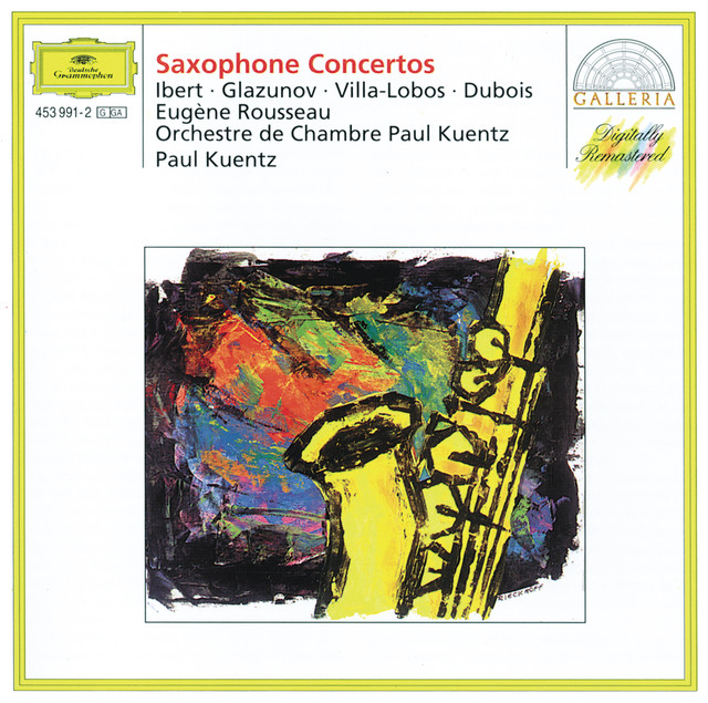 Ibert / Glazunov / Villa-Lobos / Dubois: Saxophone Concertos album cover