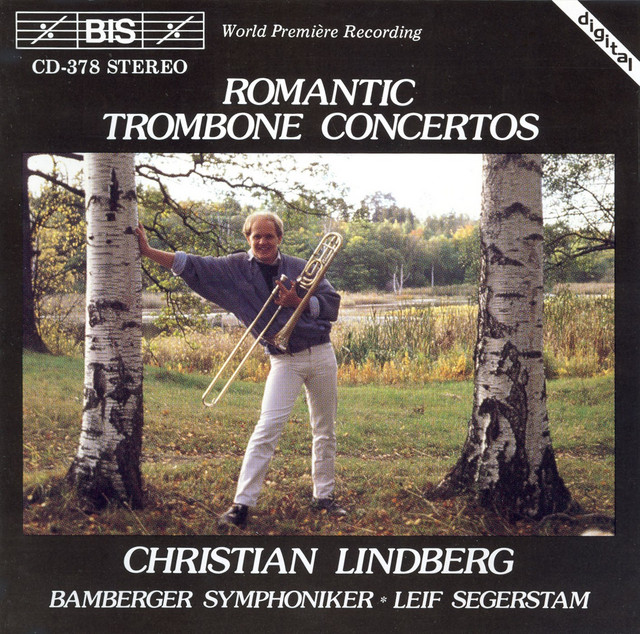 Romantic Trombone Concertos album cover
