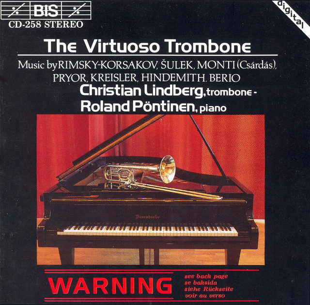 Lindberg, Christian: Virtuoso Trombone (The) album cover