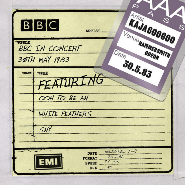 BBC In Concert [30th May 1983, Live at the Hammersmith Odeon] album cover
