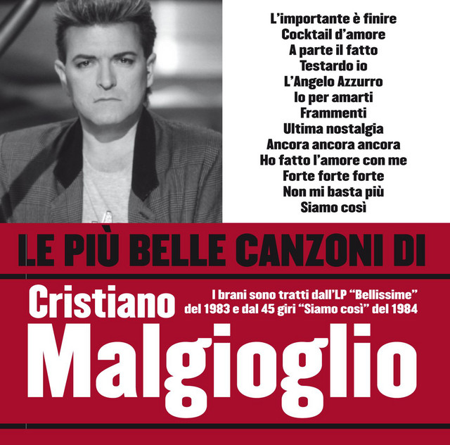 Le più belle canzoni di Cristiano Malgioglio album cover