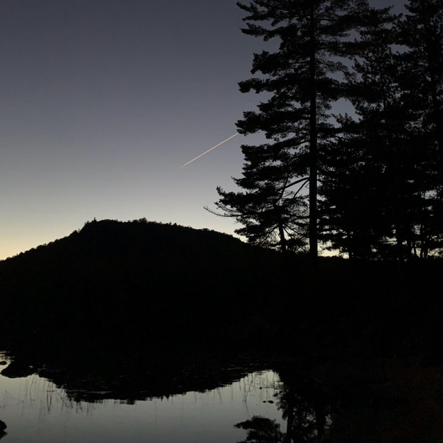 clear night, northern sky -spoken word version Pts. 1-2 album cover