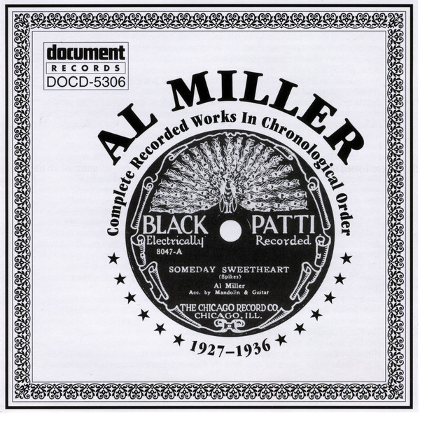 Al Miller 1927-1936 album cover