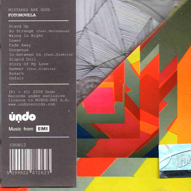 Mistakes Are Good album cover