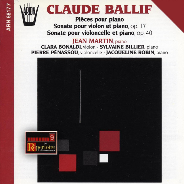 Ballif : Pièces pour piano & sonates album cover