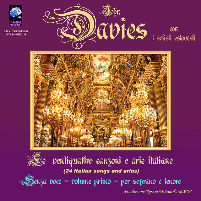 24 Italian Songs and Arias - Backing Tracks - Volume 1 - High Keys album cover