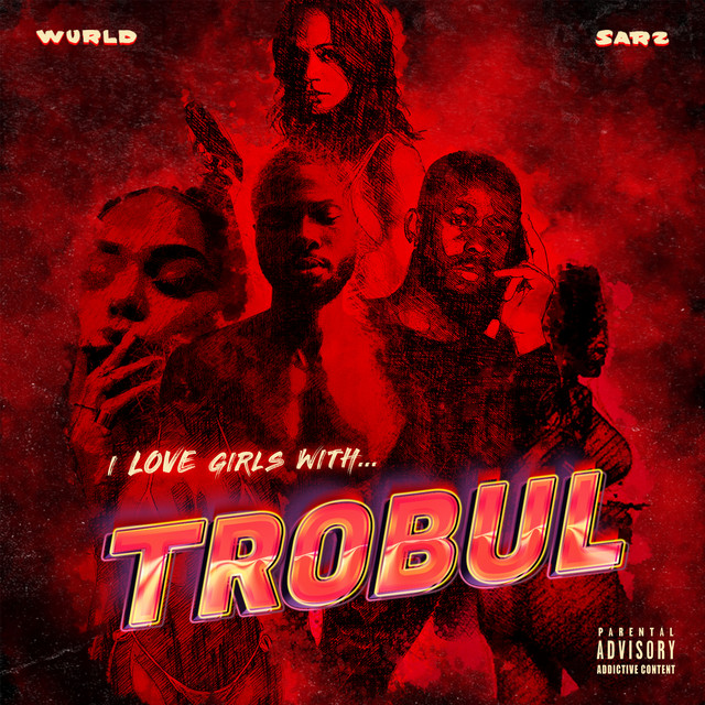 I LOVE GIRLS WITH TROBUL album cover