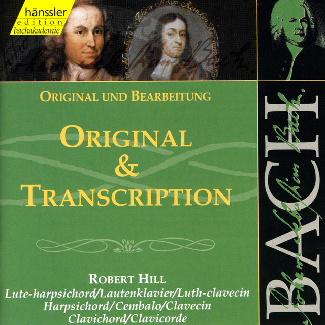 Bach, J.S.: Original and Transcription album cover